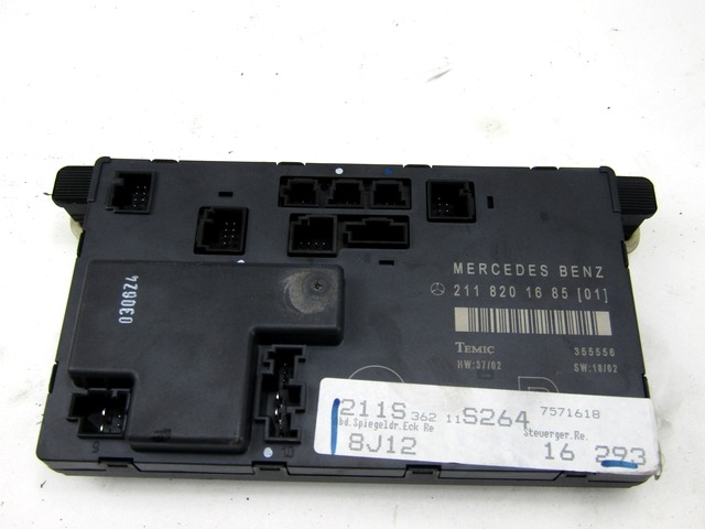 CONTROL OF THE FRONT DOOR OEM N. 2118201685 ORIGINAL PART ESED MERCEDES CLASSE E W211 BER/SW (03/2002 - 05/2006) DIESEL 32  YEAR OF CONSTRUCTION 2003