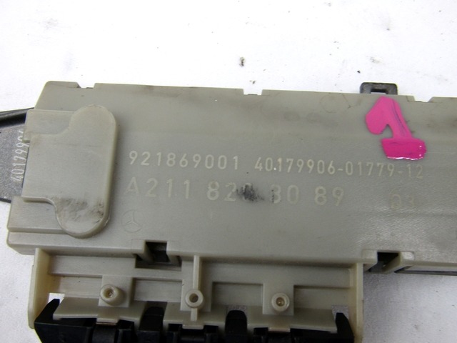 AMPLIFICATORE / CENTRALINA ANTENNA OEM N. A2118203089 ORIGINAL PART ESED MERCEDES CLASSE E W211 BER/SW (03/2002 - 05/2006) DIESEL 32  YEAR OF CONSTRUCTION 2003