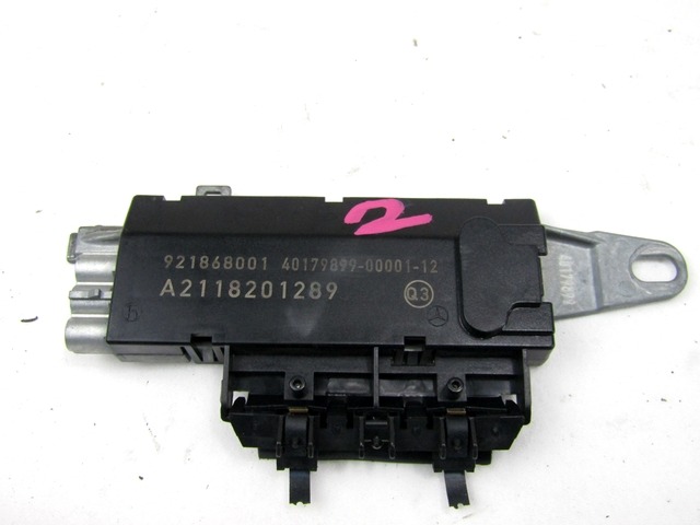 AMPLIFICATORE / CENTRALINA ANTENNA OEM N. A2118201289 ORIGINAL PART ESED MERCEDES CLASSE E W211 BER/SW (03/2002 - 05/2006) DIESEL 32  YEAR OF CONSTRUCTION 2003