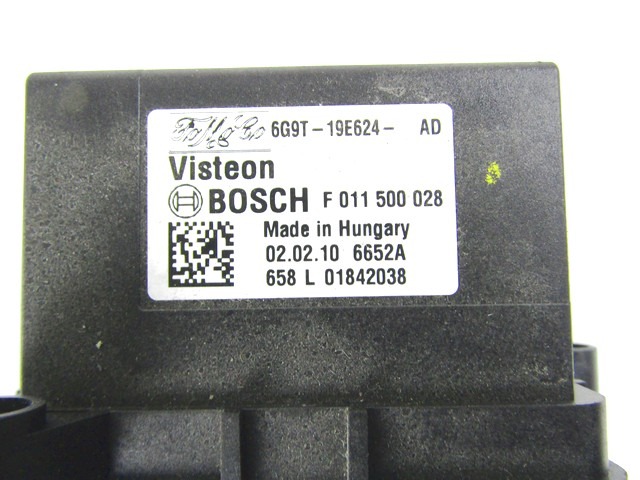 BLOWER REGULATOR OEM N. 6G9T-19E624-AD ORIGINAL PART ESED FORD FIESTA (09/2008 - 11/2012) BENZINA/GPL 14  YEAR OF CONSTRUCTION 2010