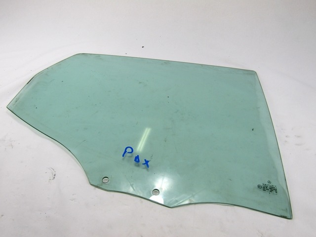 DOOR WINDOW, TINTED GLASS, REAR RIGHT OEM N. A1687351610 ORIGINAL PART ESED MERCEDES CLASSE A W168 5P V168 3P 168.031 168.131 (1997 - 2000) BENZINA 14  YEAR OF CONSTRUCTION 2000