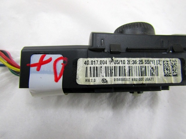 AIR CONDITIONING CONTROL OEM N. 96846886XT ORIGINAL PART ESED PEUGEOT 5008 (2009 - 2013) DIESEL 16  YEAR OF CONSTRUCTION 2010