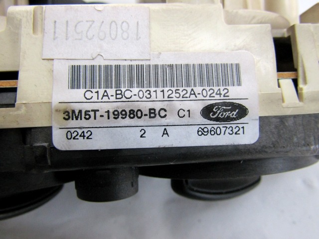 AIR CONDITIONING CONTROL OEM N. 3M5T-19980-BC ORIGINAL PART ESED FORD CMAX MK1 (10/2003 - 03/2007) DIESEL 16  YEAR OF CONSTRUCTION 2004