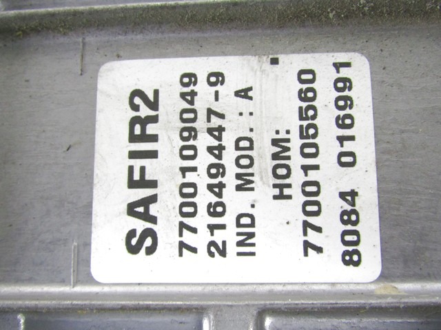 KIT ACCENSIONE AVVIAMENTO OEM N. 7876 KIT ACCENSIONE AVVIAMENTO ORIGINAL PART ESED RENAULT TWINGO (1993 - 1997) BENZINA 12  YEAR OF CONSTRUCTION 1998