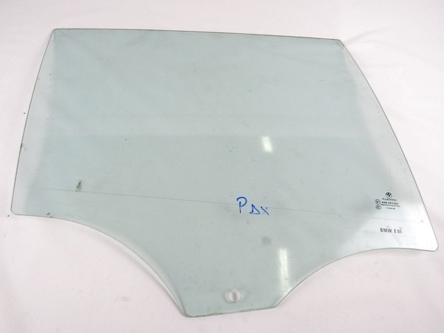 DOOR WINDOW, TINTED GLASS, REAR RIGHT OEM N. 51347119978 ORIGINAL PART ESED BMW SERIE 3 BER/SW/COUPE/CABRIO E90/E91/E92/E93 LCI RESTYLING (09/2008 - 2012) DIESEL 20  YEAR OF CONSTRUCTION 2009