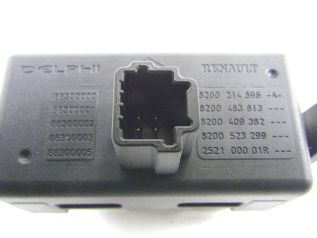 SWITCH HAZARD WARNING/CENTRAL LCKNG SYST OEM N. 8200214896 ORIGINAL PART ESED RENAULT SCENIC/GRAND SCENIC (2009 - 2016) DIESEL 20  YEAR OF CONSTRUCTION 2009