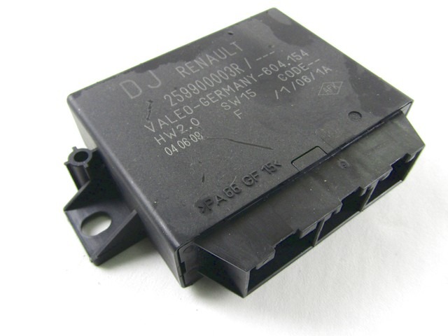 CONTROL UNIT PDC OEM N. 259900003R ORIGINAL PART ESED RENAULT SCENIC/GRAND SCENIC (2009 - 2016) DIESEL 20  YEAR OF CONSTRUCTION 2009