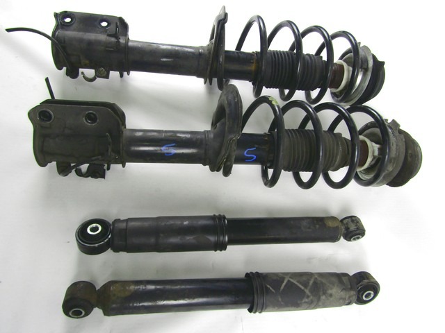 KIT OF 4 FRONT AND REAR SHOCK ABSORBERS OEM N. 17840 kit di 4 ammortizzatori anteriori e posterio ORIGINAL PART ESED FIAT IDEA (2003 - 2008) BENZINA 14  YEAR OF CONSTRUCTION 2006