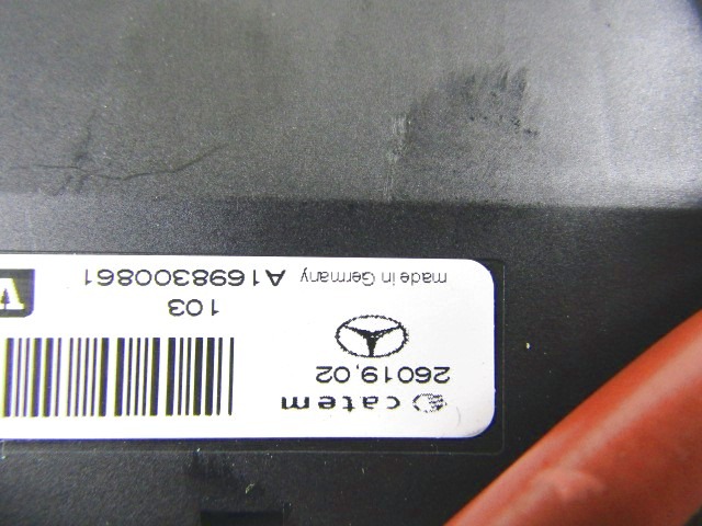 AUXILIARY HEATER OEM N. A1698300861 ORIGINAL PART ESED MERCEDES CLASSE B W245 T245 5P (2005 - 2011) DIESEL 20  YEAR OF CONSTRUCTION 2010