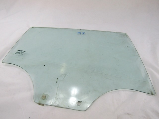 DOOR WINDOW, TINTED GLASS, REAR RIGHT OEM N. 96690109 ORIGINAL PART ESED CHEVROLET SPARK (2009 - 2013) BENZINA 10  YEAR OF CONSTRUCTION 2010