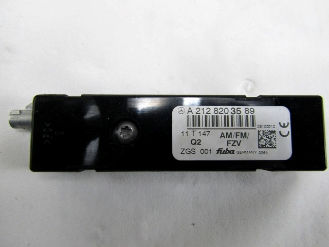 AMPLIFICATORE / CENTRALINA ANTENNA OEM N. A2128203589 ORIGINAL PART ESED MERCEDES CLASSE E S212 BER/SW (09/2011 - 08/2014)DIESEL 30  YEAR OF CONSTRUCTION 2011