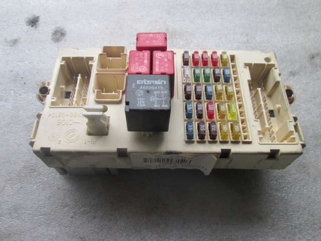 FUSE UNIT OEM N. 3Y8CKXN6D SPARE PART USED CAR FIAT STILO 192 BER/SW (2001 - 2004) DISPLACEMENT 19 DIESEL YEAR OF CONSTRUCTION 2003
