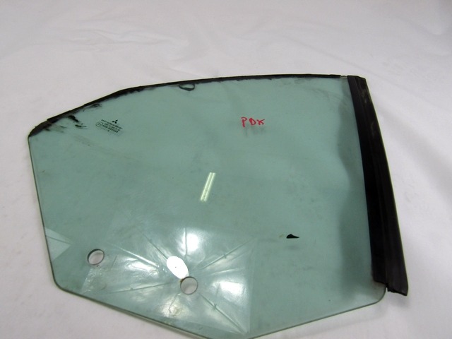 DOOR WINDOW, TINTED GLASS, REAR RIGHT OEM N. MN301546 ORIGINAL PART ESED MITSUBISHI COLT (2005 - 2009) BENZINA 15  YEAR OF CONSTRUCTION 2007