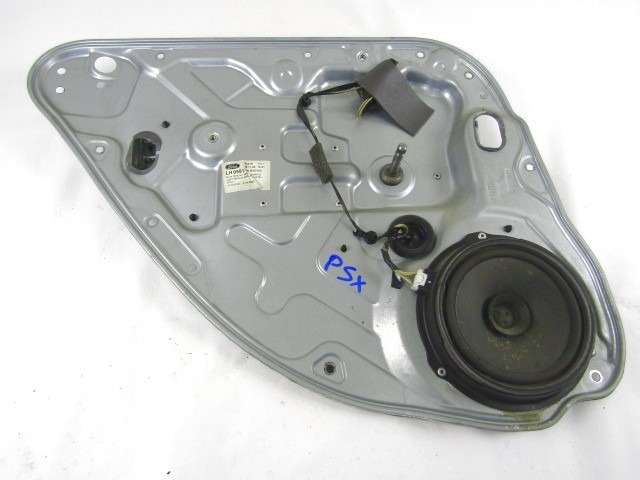 MANUAL REAR WINDOW LIFT SYSTEM OEM N. 18519 Meccanismo alzacristallo porta posteriore ma ORIGINAL PART ESED FORD FOCUS BER/SW (2005 - 2008) DIESEL 16  YEAR OF CONSTRUCTION 2005