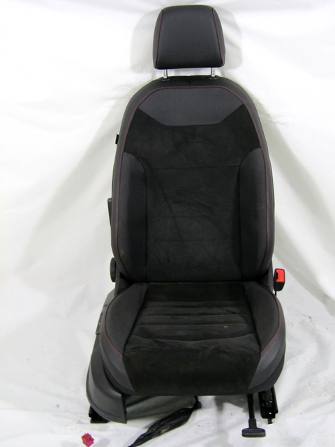 FRONT RIGHT PASSENGER LEATHER SEAT OEM N. 5QF881516B ORIGINAL PART ESED SEAT ATECA (DAL 2016)BENZINA 14  YEAR OF CONSTRUCTION 2018