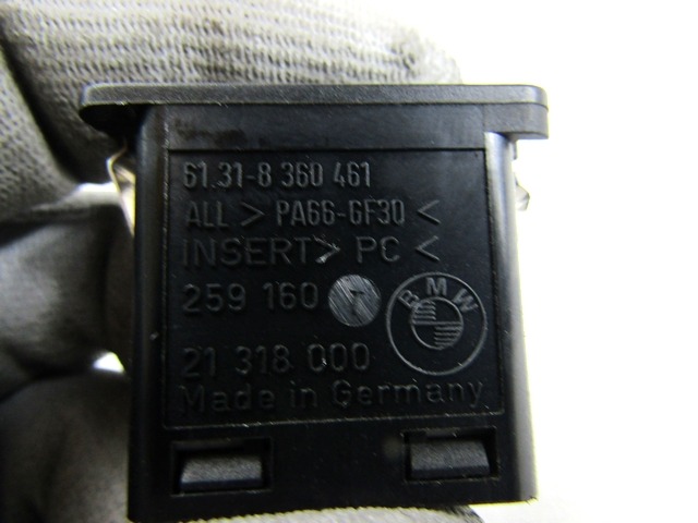 VARIOUS SWITCHES OEM N. 61318360461 ORIGINAL PART ESED BMW SERIE 5 E39 BER/SW (1995 - 08/2000) DIESEL 30  YEAR OF CONSTRUCTION 1999