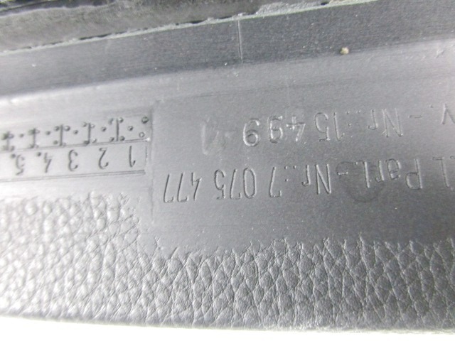 GLOVE BOX OEM N. 7075477 ORIGINAL PART ESED BMW SERIE 3 BER/SW/COUPE/CABRIO E90/E91/E92/E93 LCI RESTYLING (09/2008 - 2012) DIESEL 20  YEAR OF CONSTRUCTION 2009