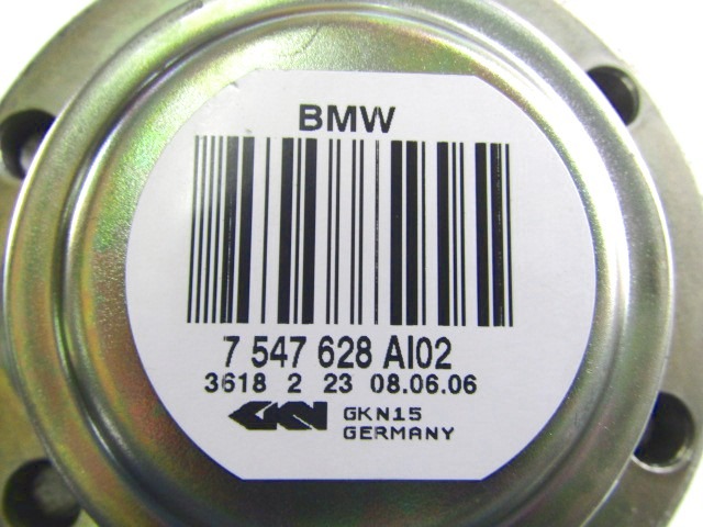 EXCHANGE OUTPUT SHAFT, RIGHT FRONT OEM N. 7547628 ORIGINAL PART ESED BMW SERIE 1 BER/COUPE/CABRIO E81/E82/E87/E88 (2003 - 2007) BENZINA 16  YEAR OF CONSTRUCTION 2006