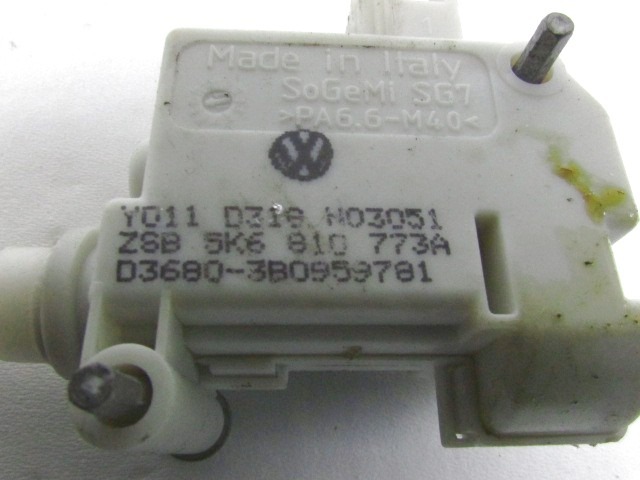 FILLER FLAP ACTUATOR OEM N. 5K6810773A ORIGINAL PART ESED VOLKSWAGEN GOLF MK6 (2008-2012) BENZINA 14  YEAR OF CONSTRUCTION 2012