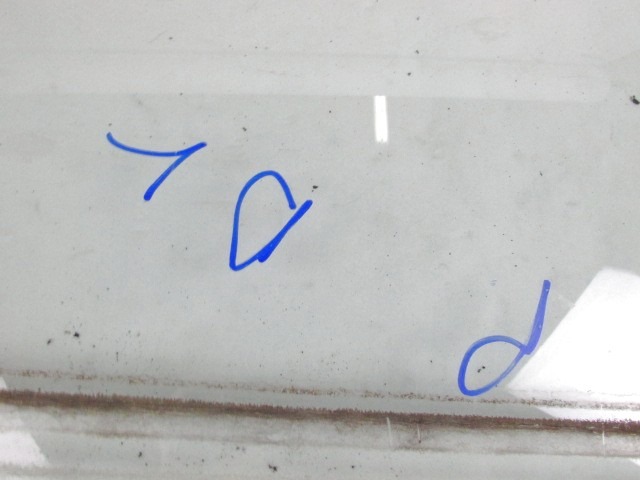DOOR WINDOW, TINTED GLASS, REAR RIGHT OEM N. 68113521907A ORIGINAL PART ESED SUBARU TREZIA (2011 - 2014)BENZINA 13  YEAR OF CONSTRUCTION 2011