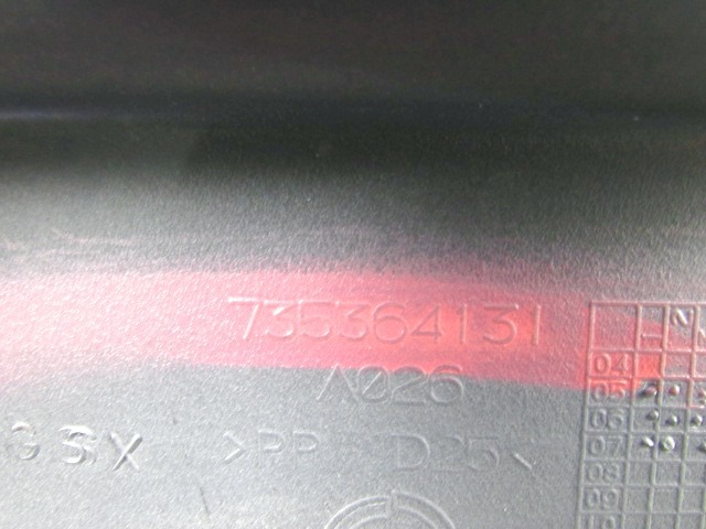 GLOVE BOX OEM N. 735364131 ORIGINAL PART ESED FIAT CROMA (11-2007 - 2010) DIESEL 19  YEAR OF CONSTRUCTION 2007