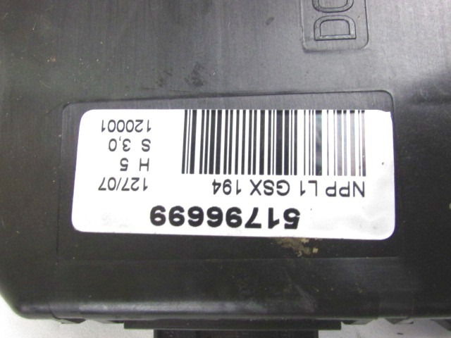 CONTROL OF THE FRONT DOOR OEM N. 51796699 ORIGINAL PART ESED FIAT CROMA (11-2007 - 2010) DIESEL 19  YEAR OF CONSTRUCTION 2007