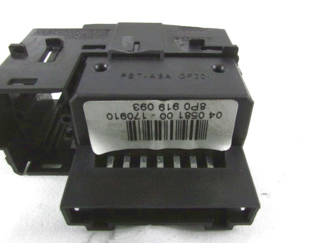 CONTROL ELEMENT LIGHT OEM N. 8P0919093 ORIGINAL PART ESED AUDI A3 8P 8PA 8P1 RESTYLING (2008 - 2012)DIESEL 20  YEAR OF CONSTRUCTION 2010