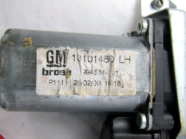 DOOR WINDOW LIFTING MECHANISM FRONT OEM N. 22683 Sistema alzacristallo porta anteriore elettr ORIGINAL PART ESED OPEL ASTRA H RESTYLING L48 L08 L35 L67 5P/3P/SW (2007 - 2009) BENZINA 16  YEAR OF CONSTRUCTION 2009