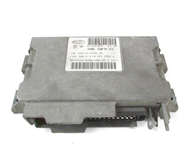 BASIC DDE CONTROL UNIT / INJECTION CONTROL MODULE . OEM N. 46534751 ORIGINAL PART ESED FIAT SEICENTO 600 MK2 (1998 - 04/2005)BENZINA 9  YEAR OF CONSTRUCTION 1998