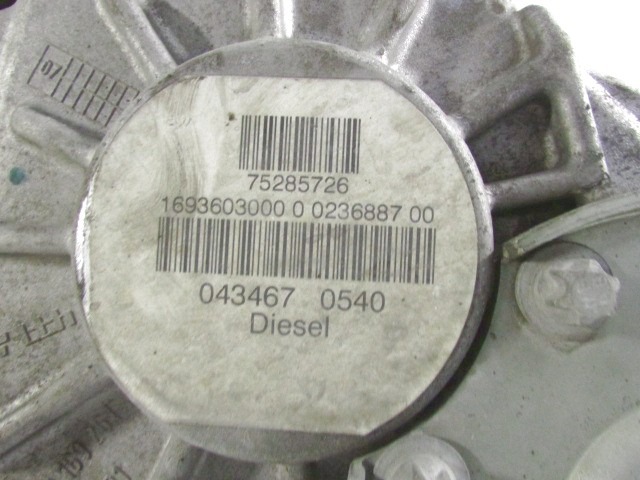 MANUAL TRANSMISSION OEM N. 18264 CAMBIO MECCANICO ORIGINAL PART ESED MERCEDES CLASSE A W169 5P C169 3P (2004 - 04/2008) DIESEL 20  YEAR OF CONSTRUCTION 2007