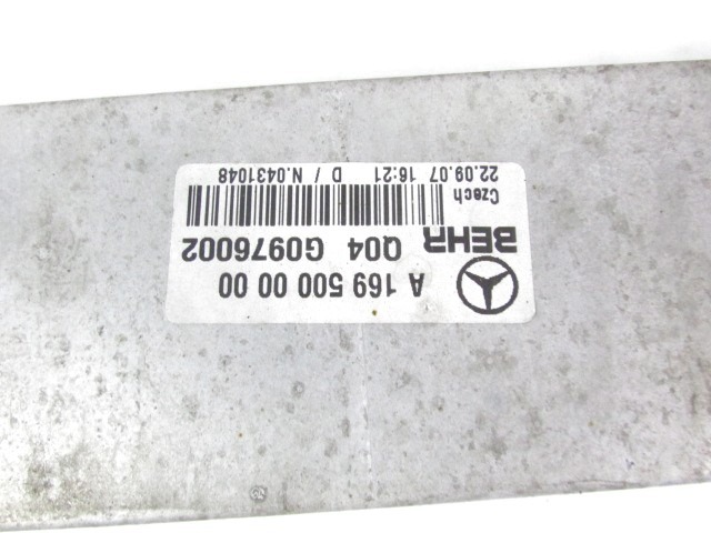CHARGE-AIR COOLING OEM N. A1695000000 ORIGINAL PART ESED MERCEDES CLASSE A W169 5P C169 3P (2004 - 04/2008) DIESEL 20  YEAR OF CONSTRUCTION 2007