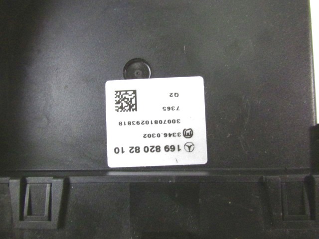 VARIOUS SWITCHES OEM N. 1698208210 ORIGINAL PART ESED MERCEDES CLASSE A W169 5P C169 3P (2004 - 04/2008) DIESEL 20  YEAR OF CONSTRUCTION 2007