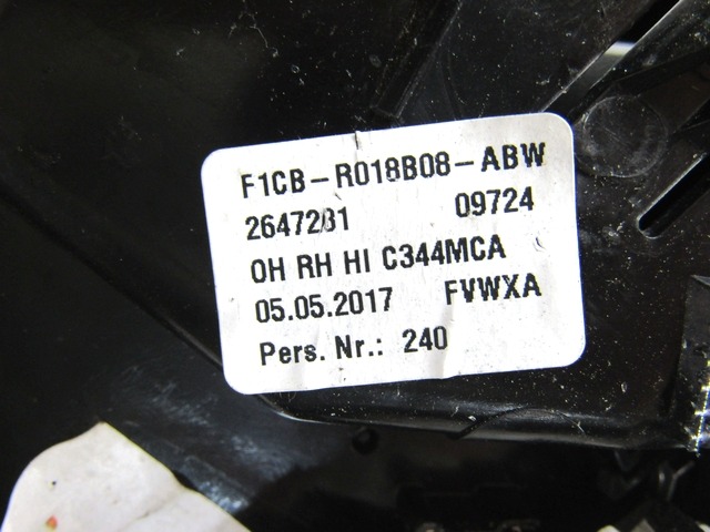 AIR OUTLET OEM N. F1CB-R018B08-ABW ORIGINAL PART ESED FORD CMAX (DAL 2015)DIESEL 15  YEAR OF CONSTRUCTION 2017