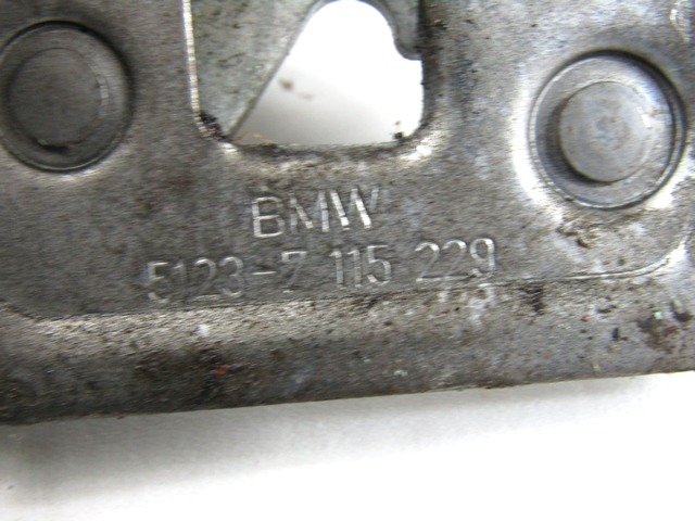 ENGINE HOOD MECHANISM OEM N. 51237115229 ORIGINAL PART ESED BMW SERIE 3 BER/SW/COUPE/CABRIO E90/E91/E92/E93 (2005 - 08/2008) DIESEL 20  YEAR OF CONSTRUCTION 2008