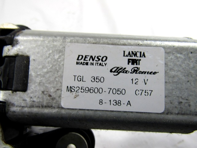 REAR WIPER MOTOR OEM N. MS259600-7050 ORIGINAL PART ESED FIAT CROMA (11-2007 - 2010) DIESEL 19  YEAR OF CONSTRUCTION 2008