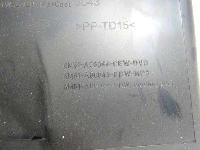 GLOVE BOX OEM N. 4M51-A06044-AEW ORIGINAL PART ESED FORD FOCUS BER/SW (2008 - 2011) DIESEL 16  YEAR OF CONSTRUCTION 2008