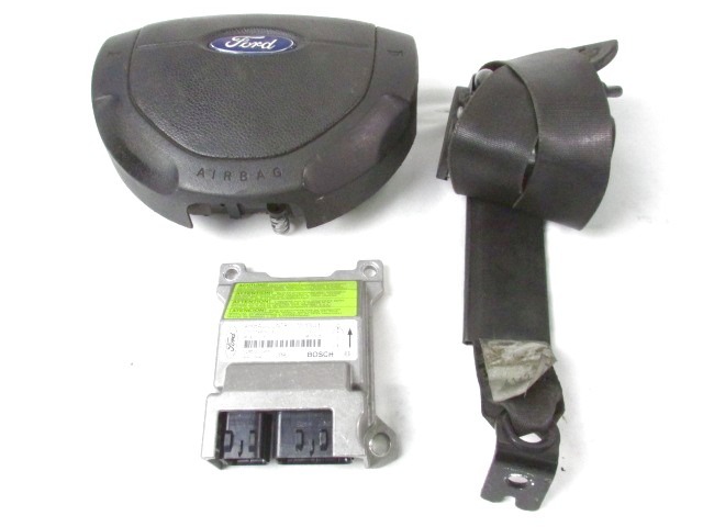 KIT COMPLETE AIRBAG OEM N. 20862 KIT AIRBAG COMPLETO ORIGINAL PART ESED FORD TRANSIT CONNECT P65, P70, P80 (2002 - 2012)DIESEL 18  YEAR OF CONSTRUCTION 2008