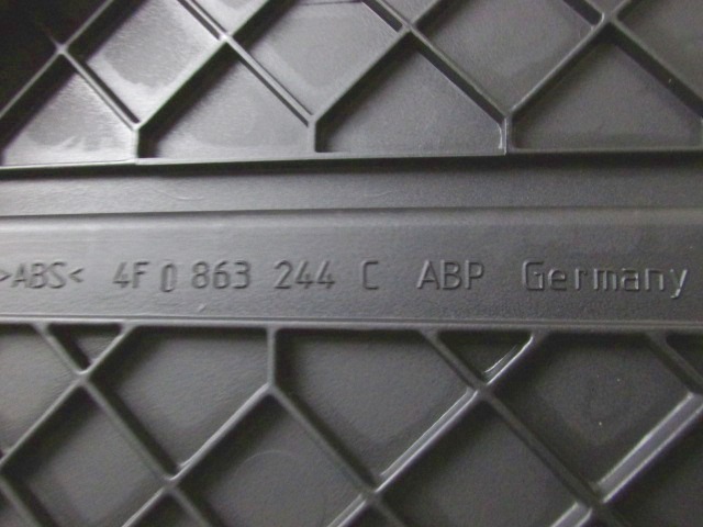 REAR TUNNEL COVERING OEM N. 4F0863244C ORIGINAL PART ESED AUDI A6 C6 4F2 4FH 4F5 RESTYLING BER/SW/ALLROAD (10/2008 - 2011) DIESEL 30  YEAR OF CONSTRUCTION 2011