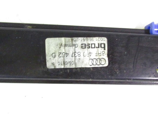 DOOR WINDOW LIFTING MECHANISM FRONT OEM N. 8K0959802A ORIGINAL PART ESED AUDI A6 C6 4F2 4FH 4F5 RESTYLING BER/SW/ALLROAD (10/2008 - 2011) DIESEL 30  YEAR OF CONSTRUCTION 2011