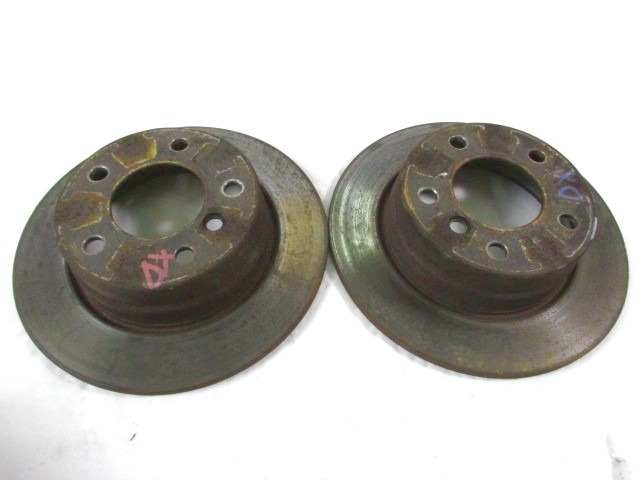 BRAKE DISC REAR OEM N. 34216855007 ORIGINAL PART ESED BMW SERIE 1 BER/COUPE/CABRIO E81/E82/E87/E88 LCI RESTYLING (2007 - 2013) DIESEL 20  YEAR OF CONSTRUCTION 2010