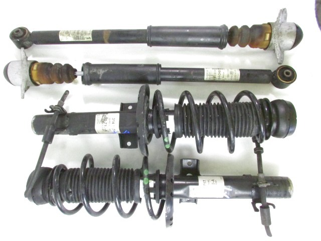 KIT OF 4 FRONT AND REAR SHOCK ABSORBERS OEM N. 30974 KIT 4 AMMORTIZZATORI ANTERIORI E POSTERIORI ORIGINAL PART ESED VOLKSWAGEN POLO (06/2009 - 02/2014) BENZINA 14  YEAR OF CONSTRUCTION 2009