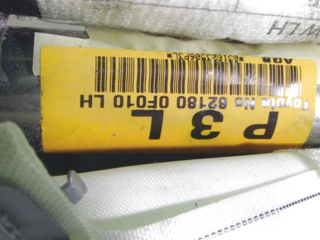 HEAD AIRBAG, LEFT OEM N. 62180-0F010 ORIGINAL PART ESED TOYOTA COROLLA VERSO (2004 - 2009) DIESEL 22  YEAR OF CONSTRUCTION 2006