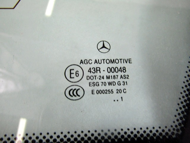 FIXED DOOR WINDOW, RIGHT OEM N. A2046732610 ORIGINAL PART ESED MERCEDES CLASSE C W204 RESTYLING BER/SW (2011 - 10/2014)DIESEL 22  YEAR OF CONSTRUCTION 2011