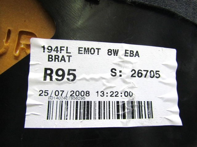 LATVIAN SIDE SEATS REAR SEATS FABRIC OEM N. 184508460 ORIGINAL PART ESED FIAT CROMA (11-2007 - 2010) DIESEL 19  YEAR OF CONSTRUCTION 2009