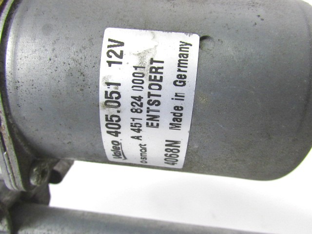 WINDSHIELD WIPER MOTOR OEM N. A4518240001 ORIGINAL PART ESED SMART FORTWO (2007 - 2015)BENZINA 10  YEAR OF CONSTRUCTION 2008