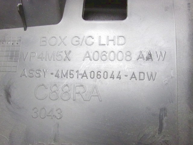 GLOVE BOX OEM N. 4M51-A06044-ADW ORIGINAL PART ESED FORD FOCUS BER/SW (2005 - 2008) DIESEL 16  YEAR OF CONSTRUCTION 2005