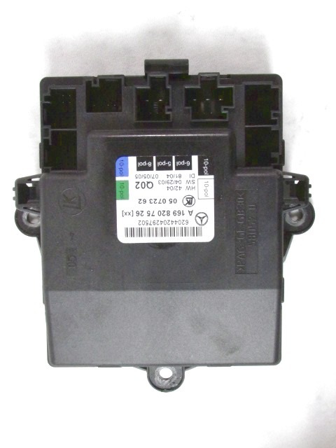 CONTROL OF THE FRONT DOOR OEM N. A1698207526 ORIGINAL PART ESED MERCEDES CLASSE A W169 5P C169 3P (2004 - 04/2008) BENZINA 15  YEAR OF CONSTRUCTION 2005