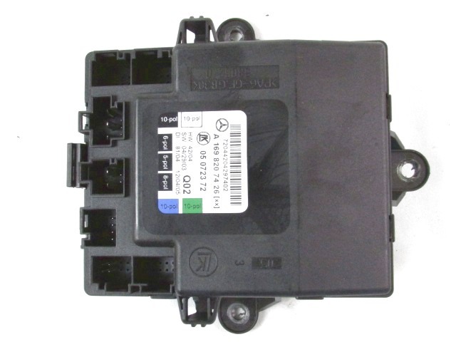 CONTROL OF THE FRONT DOOR OEM N. A1698207426 ORIGINAL PART ESED MERCEDES CLASSE A W169 5P C169 3P (2004 - 04/2008) BENZINA 15  YEAR OF CONSTRUCTION 2005