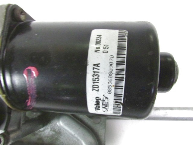 WINDSHIELD WIPER MOTOR OEM N. ZD15317A ORIGINAL PART ESED DR 5 (2007 - 07/2014) BENZINA/GPL 16  YEAR OF CONSTRUCTION 2009