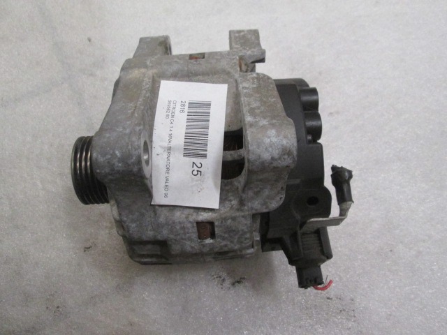 Alternator - Generator OEM 9656956280 2542923A TG9B025 106038884 CITROEN C4 MK1 (2004 - 08/2009)  14 BENZINA Year 2006 spare part used